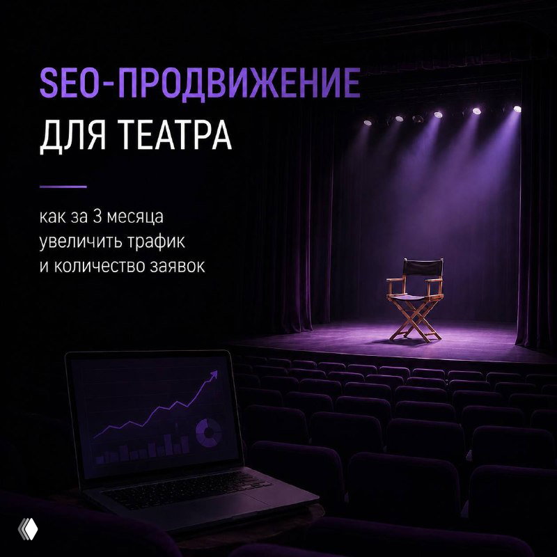 За 3 месяца — рост SEO-трафика ×3 для театра
