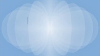 Абстрактное голубое изображение с размытыми наложенными круглыми формами; фон для поста о тренд‑репорте и трендах в контенте и AI.