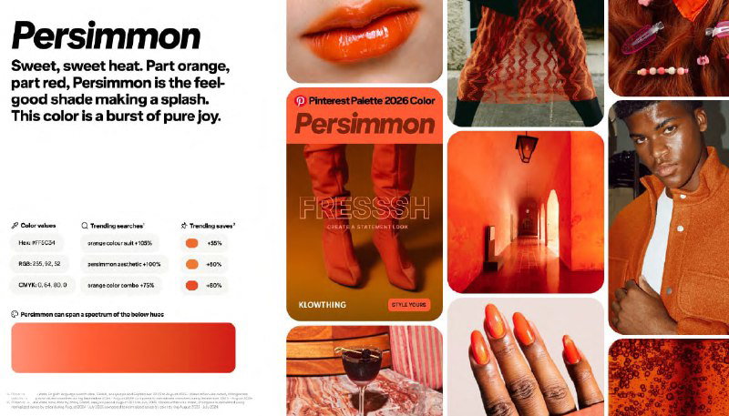 Тренды 2026: эмоциональный интеллект цвета в Pinterest