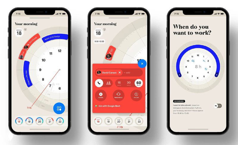 Kyugo — круговой тайм-менеджер с циферблатом