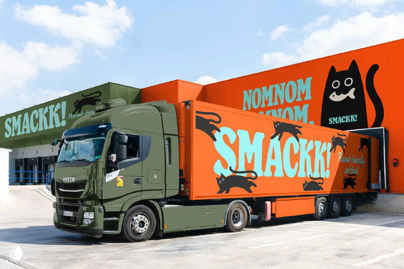 Smackk — оформление упаковки кормов для кошек