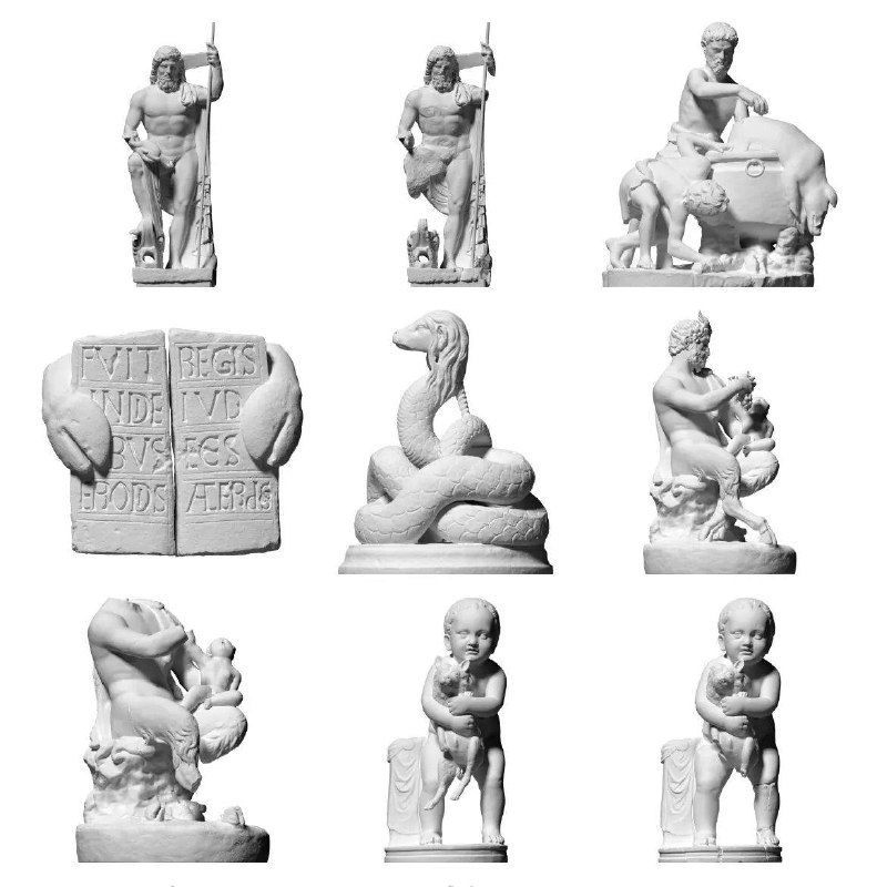 Three D Scans — библиотека 3D-сканов скульптур