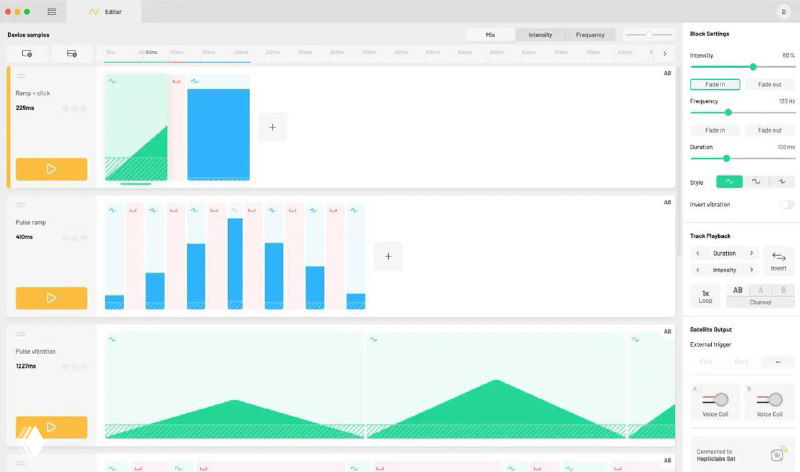 Hapticlabs — no‑code платформа для виброэффектов