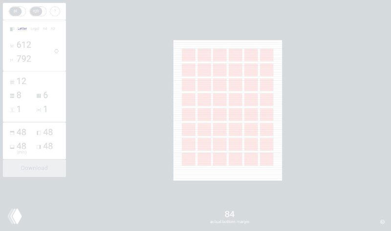 Gridder — генератор модульных сеток