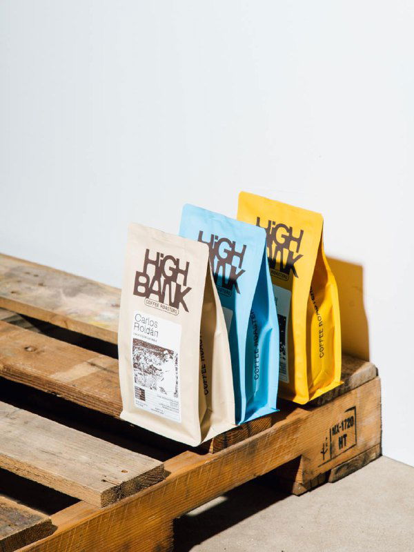 Псевдовинтажная упаковка кофе High Bank
