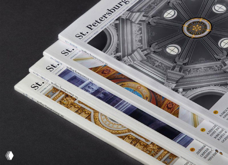 St. Petersburg Digest — оформление журнала о культуре