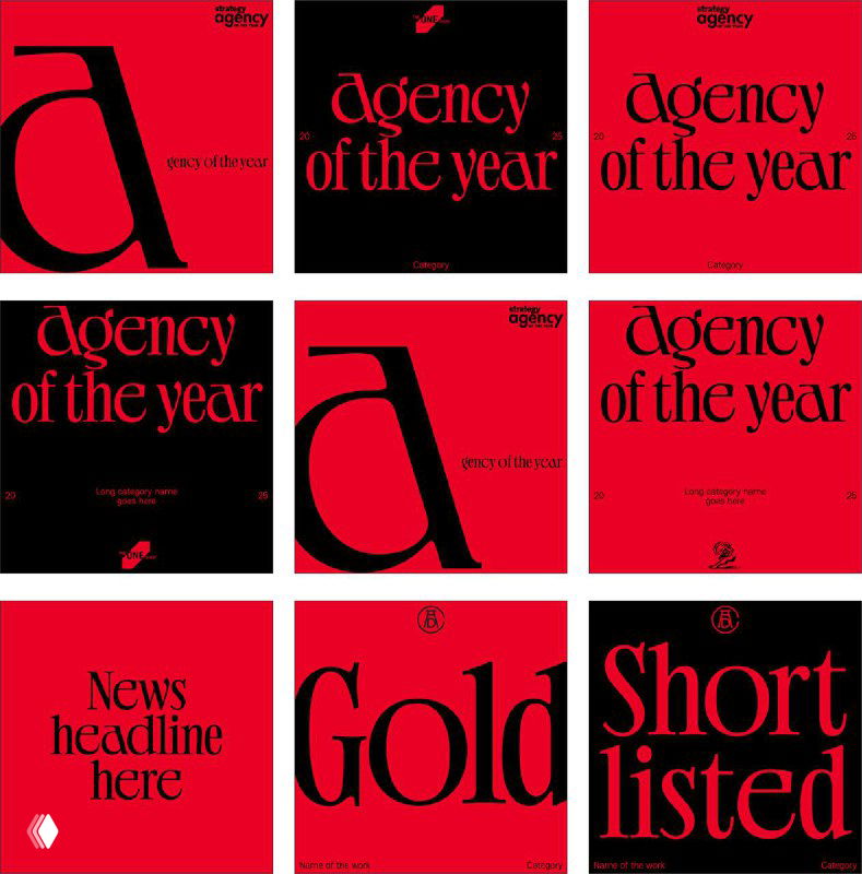 Ребрендинг Publicis: красный стиль и кастомная типографика