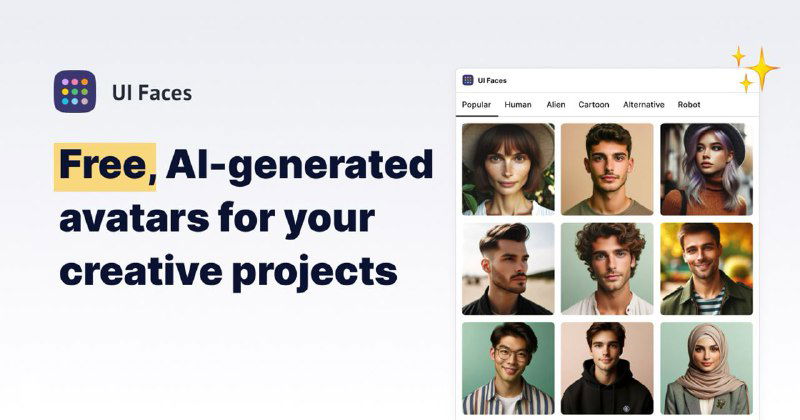 UI Faces — набор сгенерированных аватарок