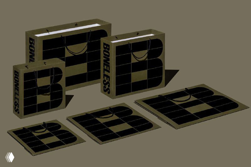 Айдентика фешн-бренда BONELESS