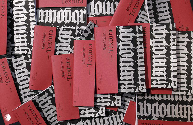 Blackletter. Textura — зин по каллиграфии