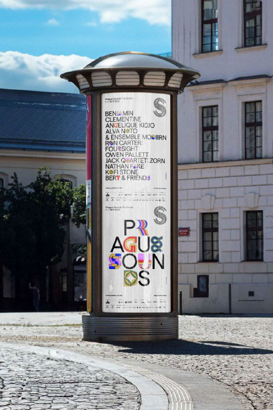 Prague Sounds — айдентика музыкального фестиваля