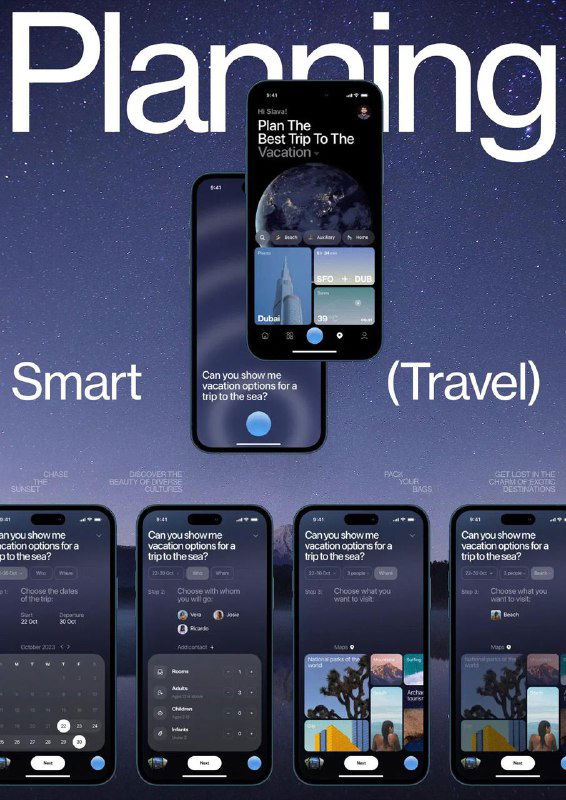 AI Travel — концепт приложения для путешествий