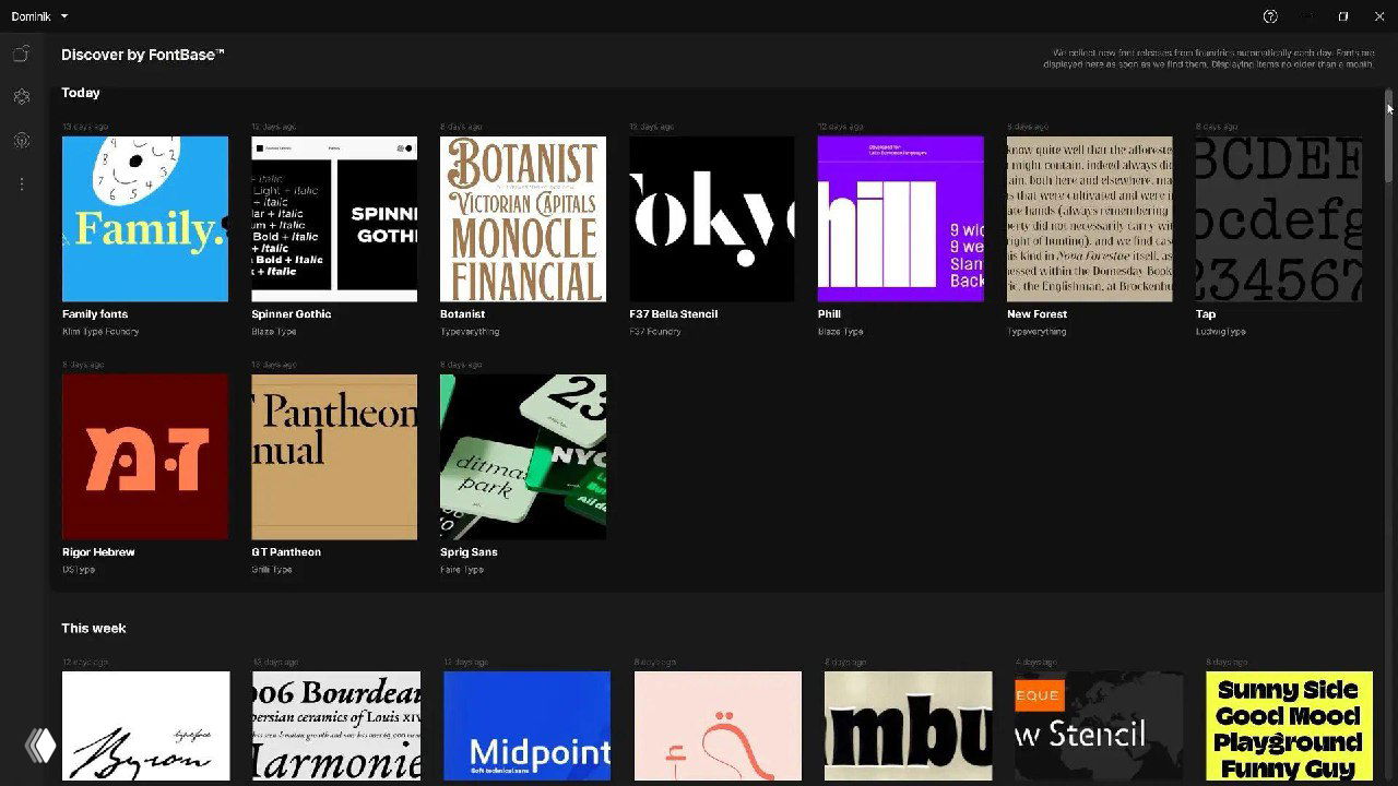 FontBase — обновлённый менеджер шрифтов