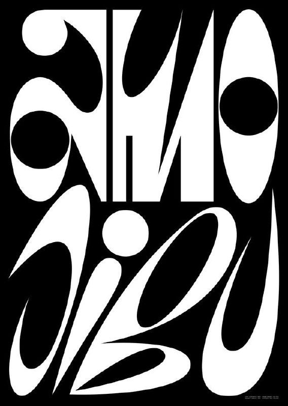 Типографические плакаты Арианы Шпанье