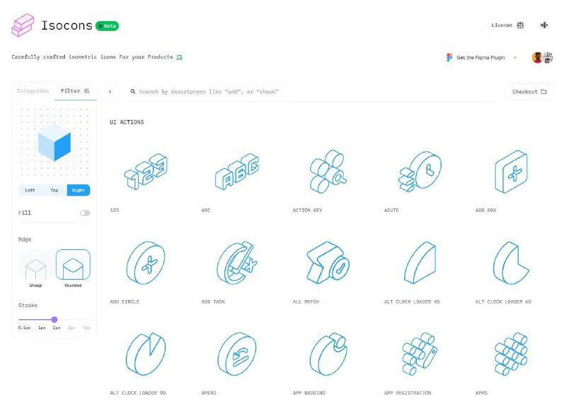 Isocons — набор трёхмерных изометрических иконок