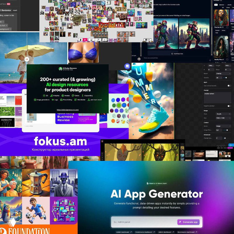 Подборка «Нейросети для дизайнеров»