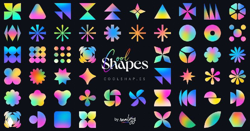 Cool Shapes — коллекция векторных шейпов