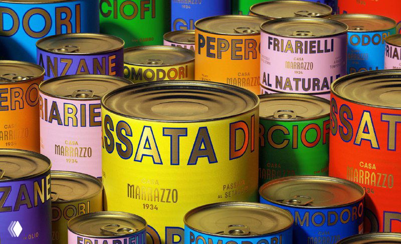 Casa Marrazzo: оформление консервов