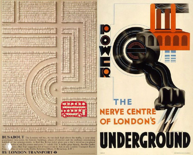 Онлайн-галерея плакатов Лондонского музея транспорта