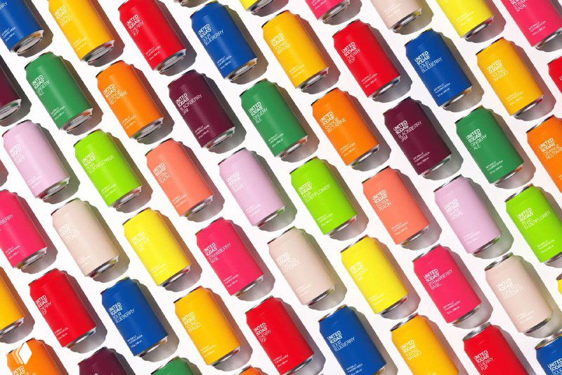 United Sodas — суперлаконичное оформление газировок