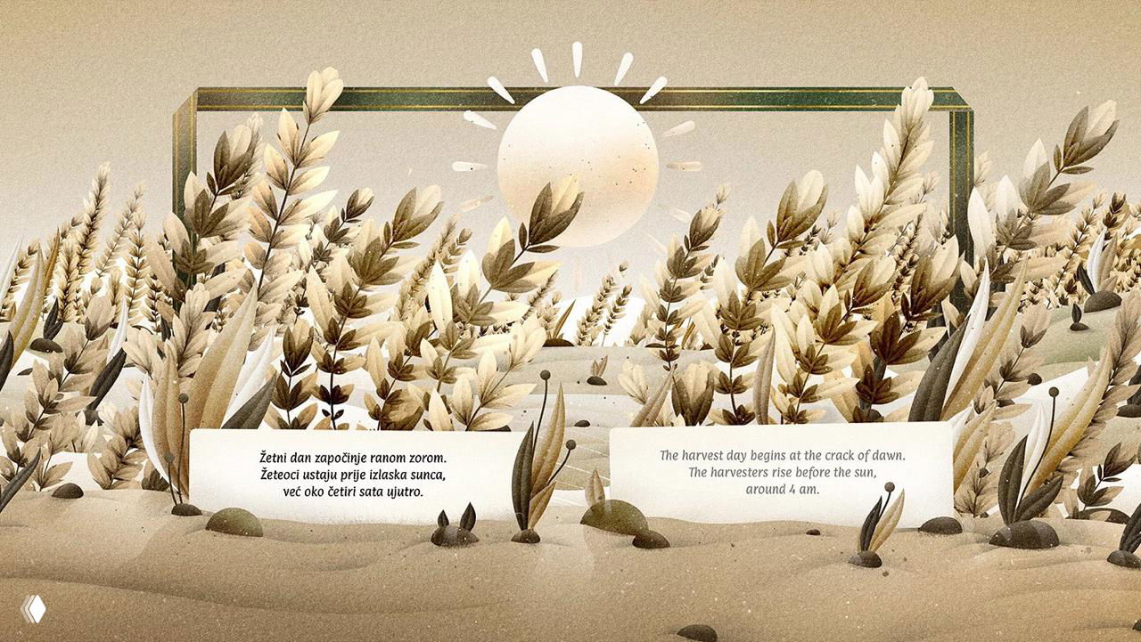 Иллюстрации о сборе урожая Мануэля Шумберака