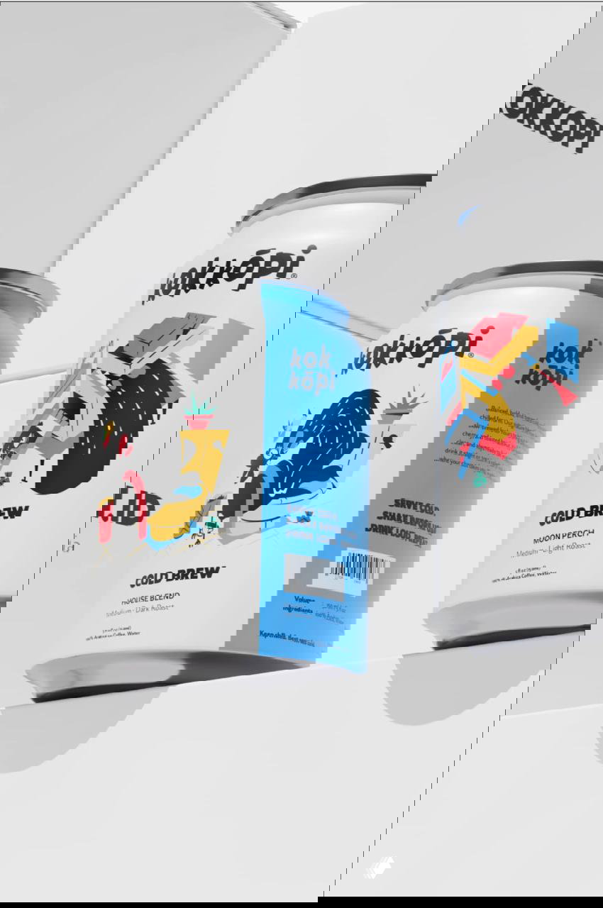 Фирменный стиль бренда кофе Kokkōpi