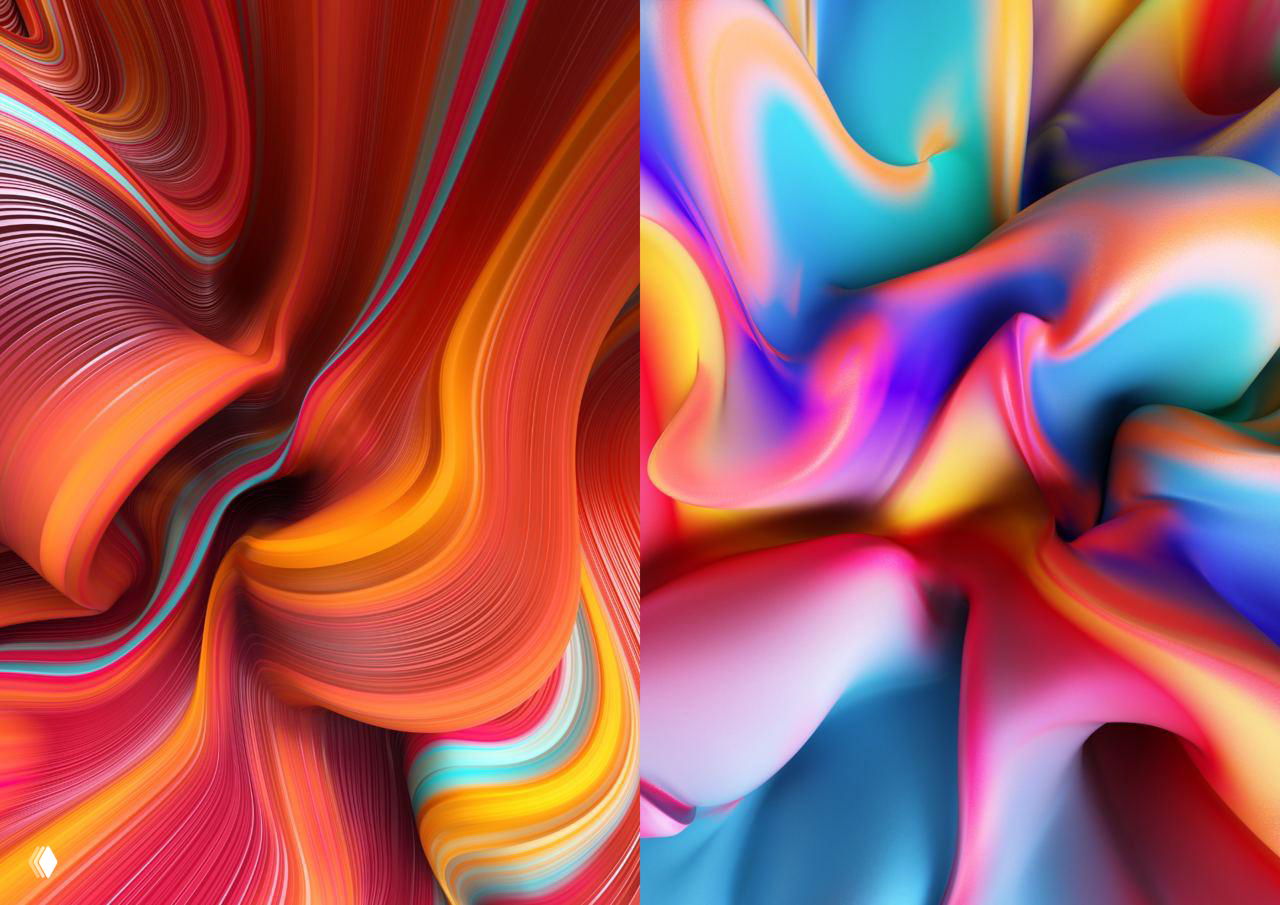 Красочные трёхмерные абстракции Дэнни Айвана из Порту