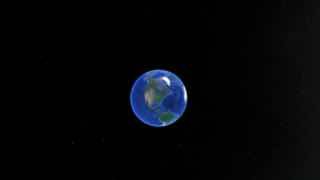 Кадр из проморолика Hiiibrand Awards 2022: стилизованный 3D‑шар (планета Земля) на чёрном фоне, иллюстрация идеи путешествующего меняющегося постера.