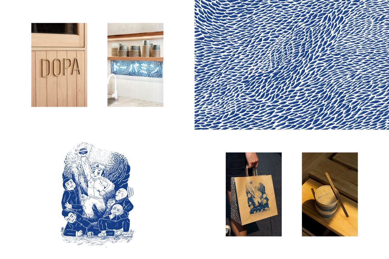 Cтиль Dopa — сиднейского ресторана с японским колоритом