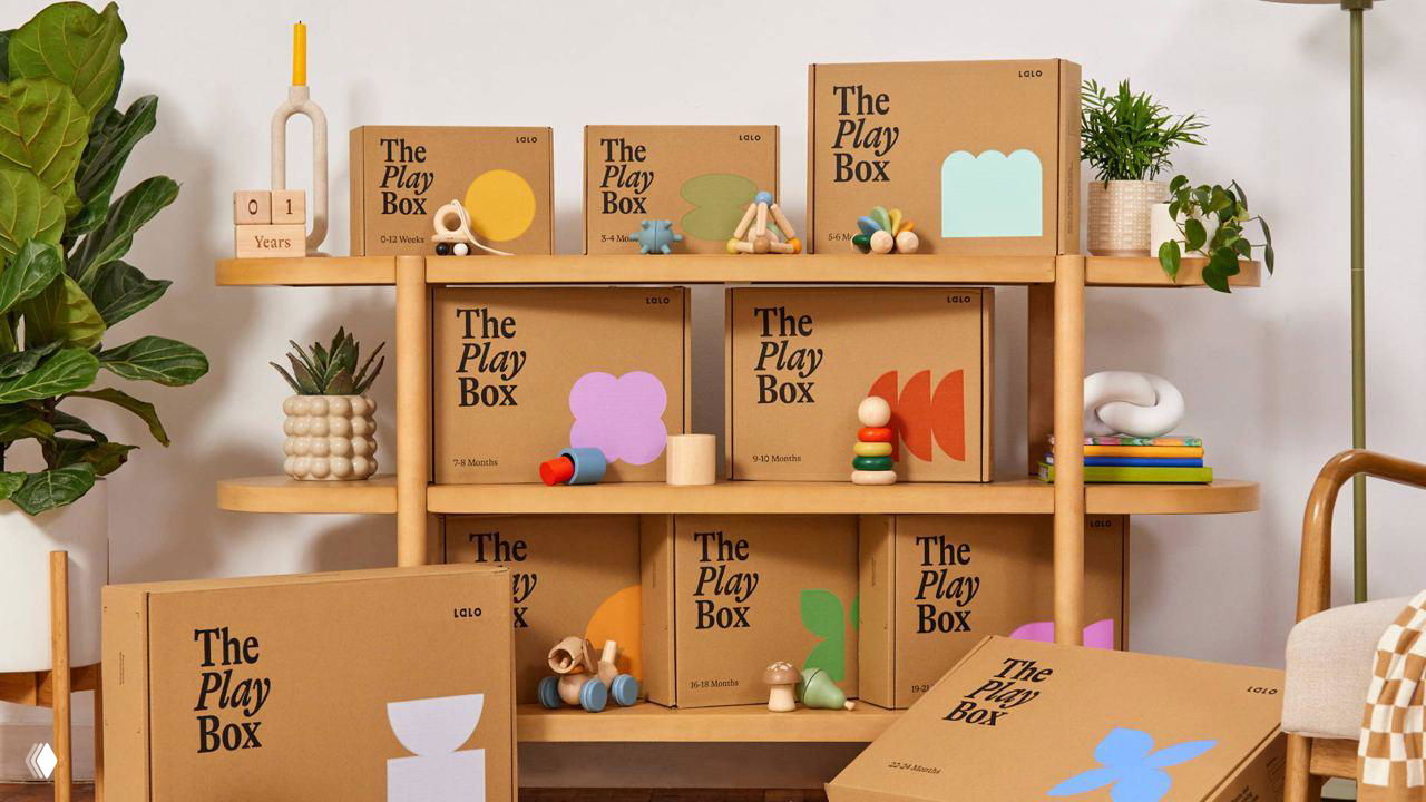 Коробки The Play Boxes марки Lalo