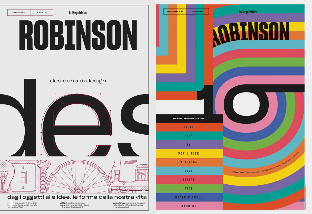 Инфографика для La Repubblica — Robinson