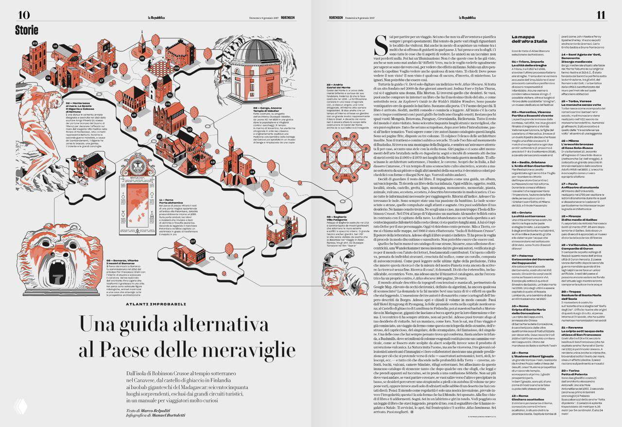 Разворот с жёлтой графической зоной, крупной типографикой и блоками текста; минималистская цветовая палитра и акцентные иллюстрации в черном.