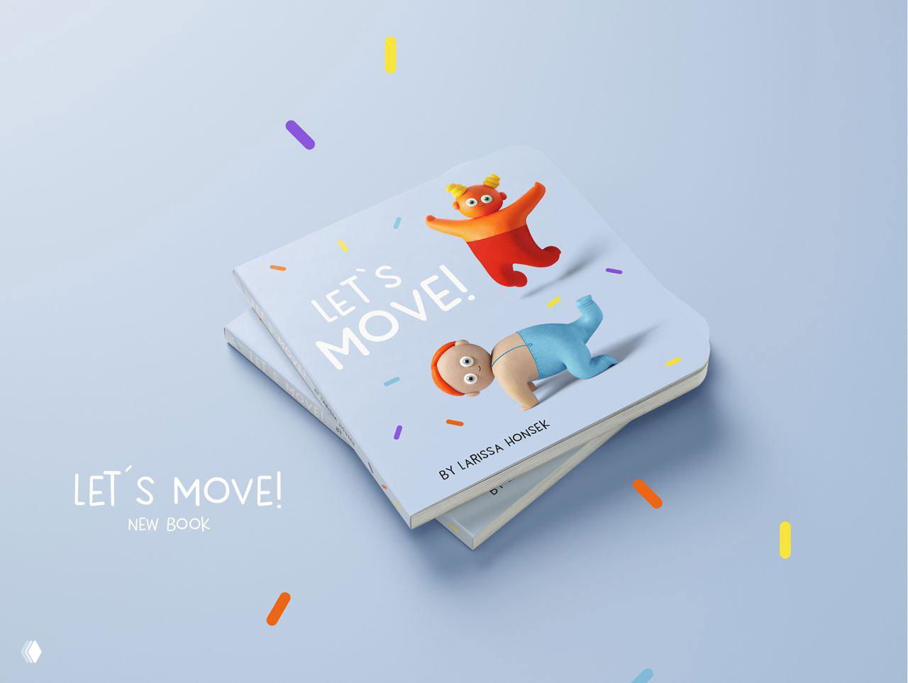 Иллюстрации из детской книги «Let's Move!»