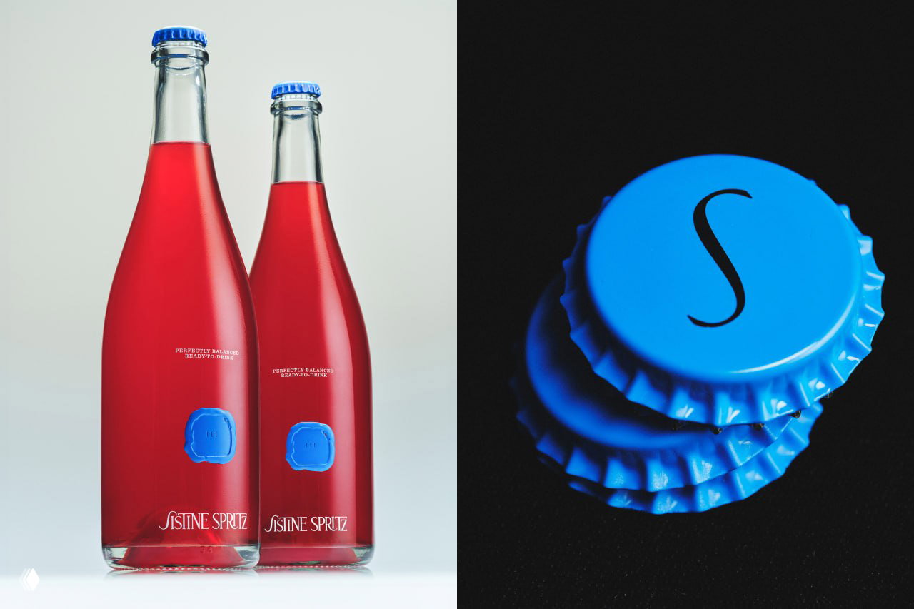 Стильное оформление бутылок Sistine Spritz