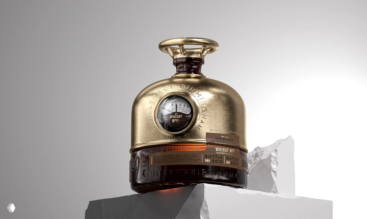 Концепт линейки крепкого алкоголя 9¾