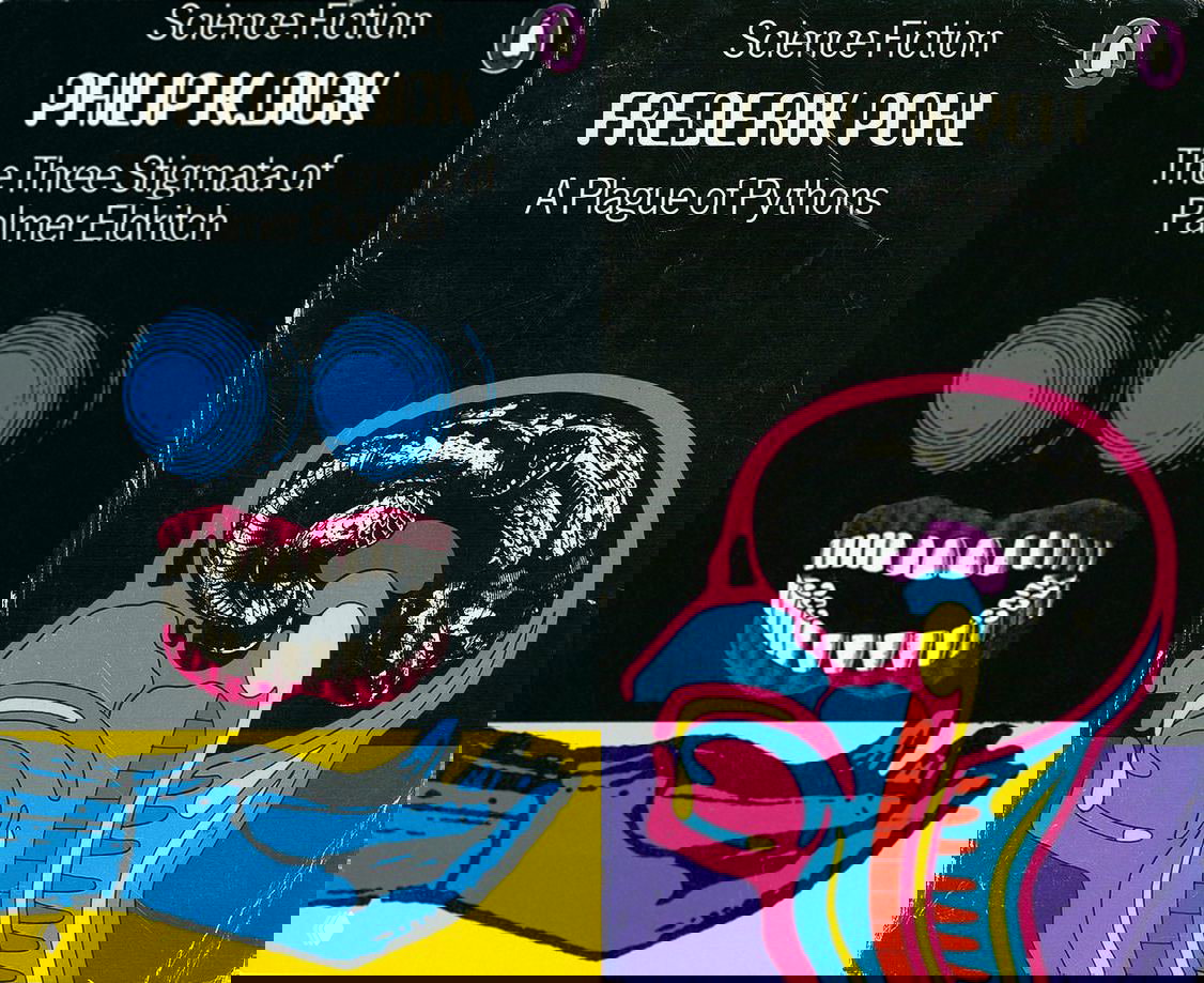 Две обложки с минималистичной иллюстрацией: совмещённые графические элементы и стилизованные формы в ретро‑палитре.