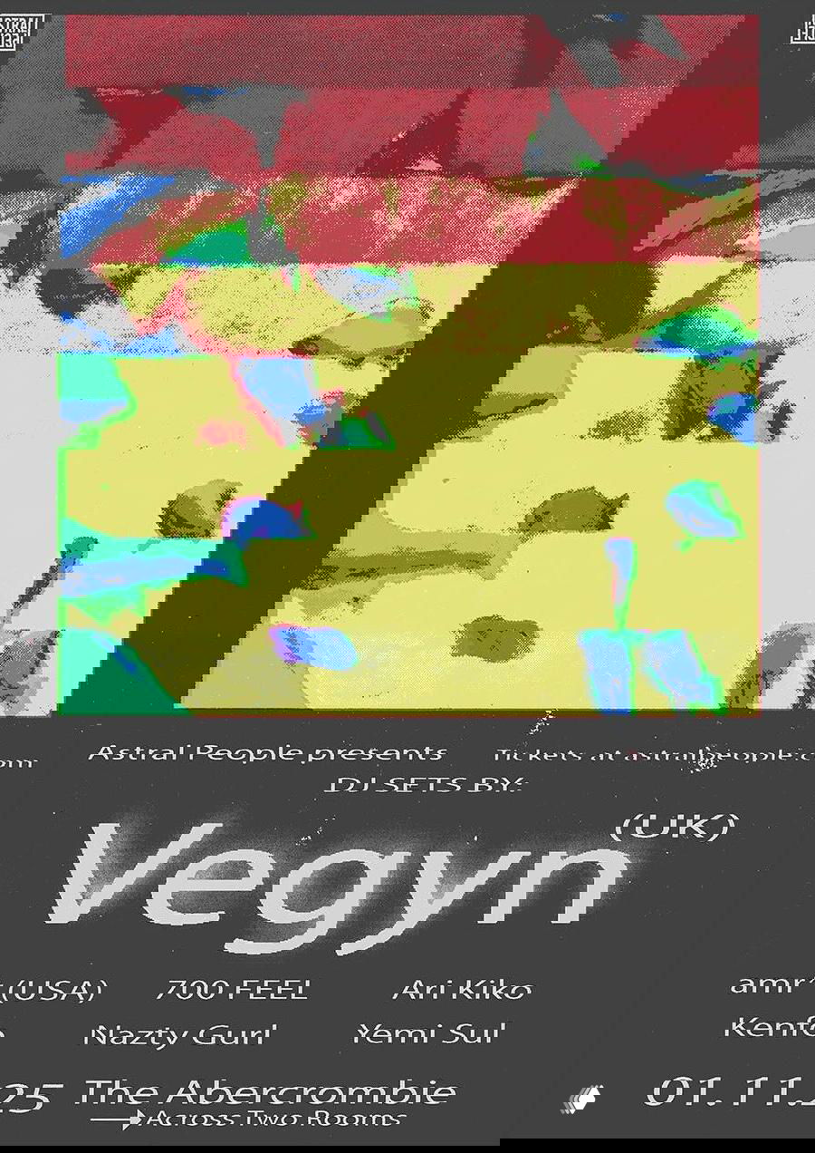 Глитч‑композиция с насыщенными желтыми и бирюзовыми пятнами на темном фоне; заметны артефакты сканирования и ручной рисунок.