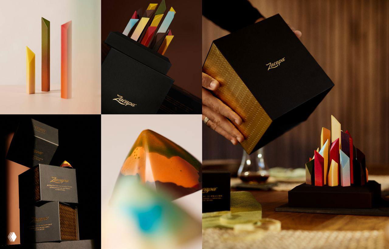 Две линейки шоколадных конфет гватемальской марки Zacapa