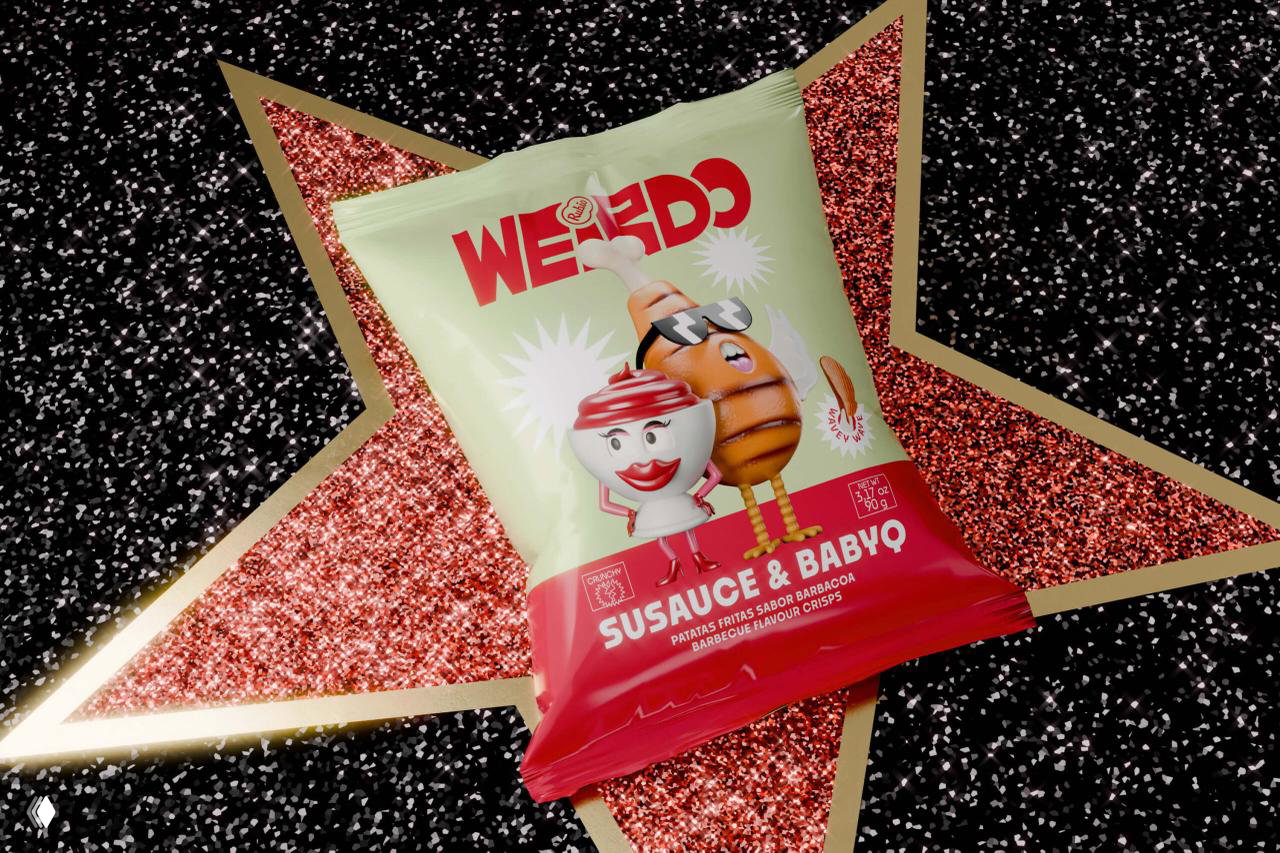 Упаковка испанских снеков Weirdo