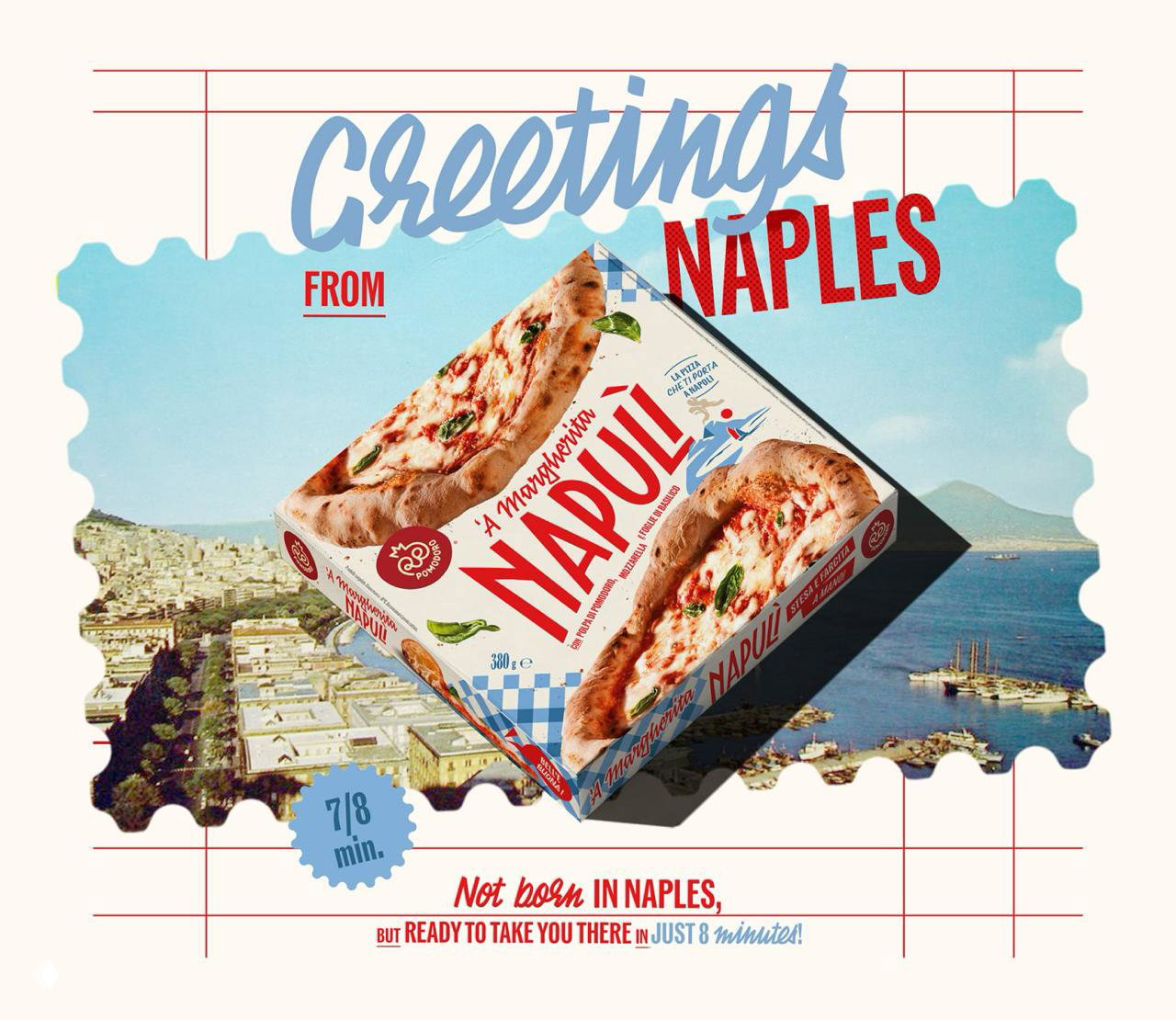 Упаковки замороженной пиццы Napulì Pizza