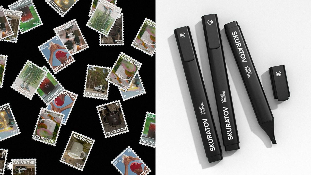 Брендинг сети кофеен Skuratov Coffee