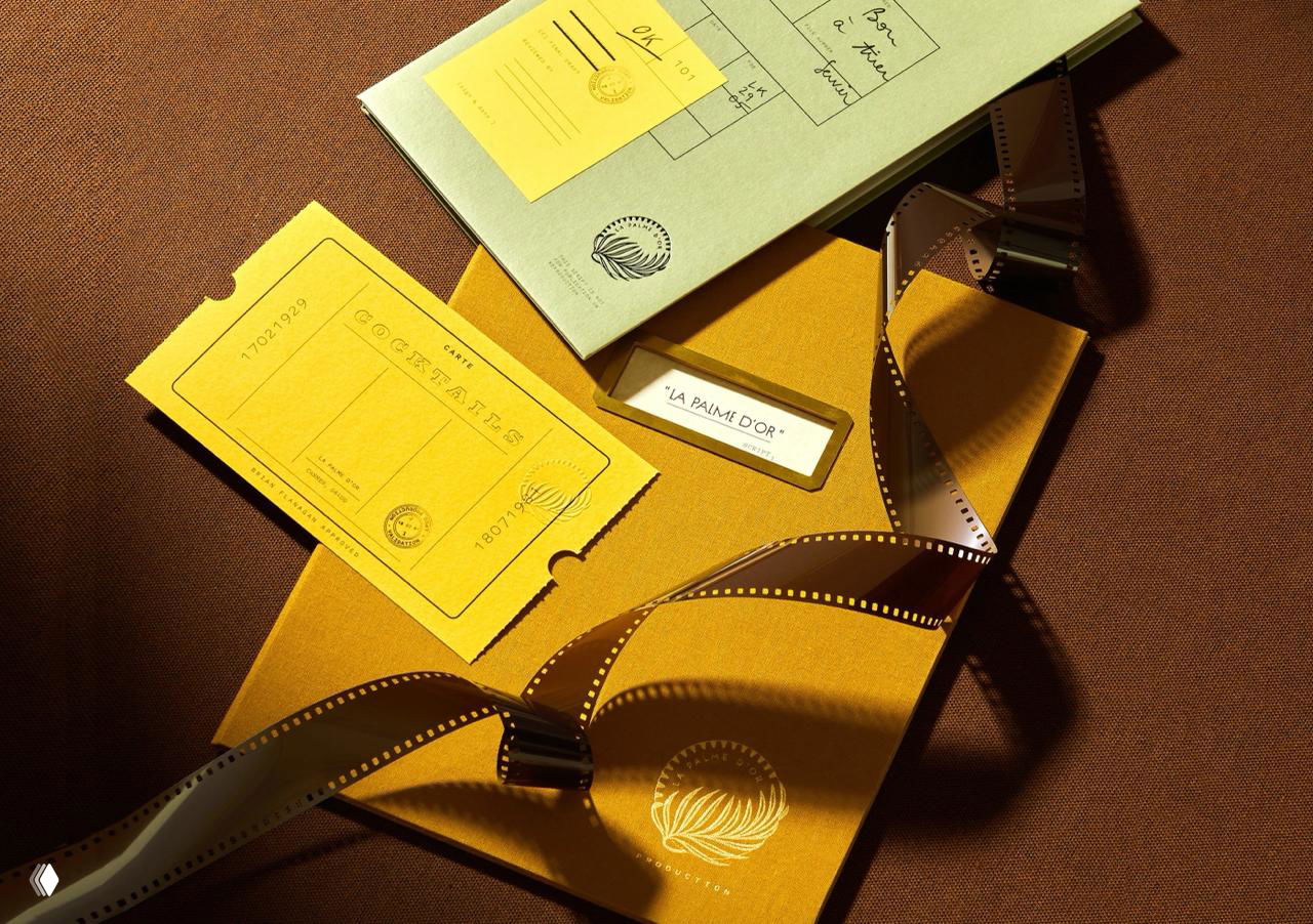 Айдентика ресторана La Palme d’Or