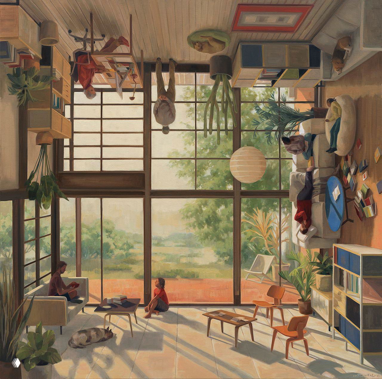 Серия картин «Сожительство» Синты Видаль