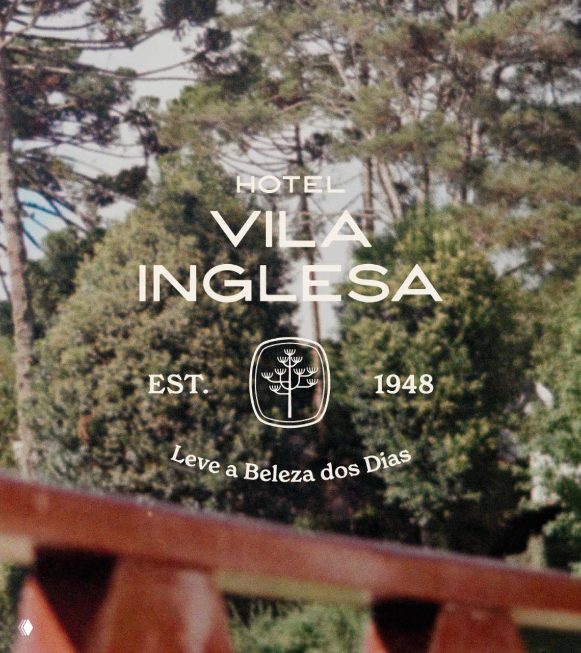 Айдентика отеля в Бразилии Vila Inglesa