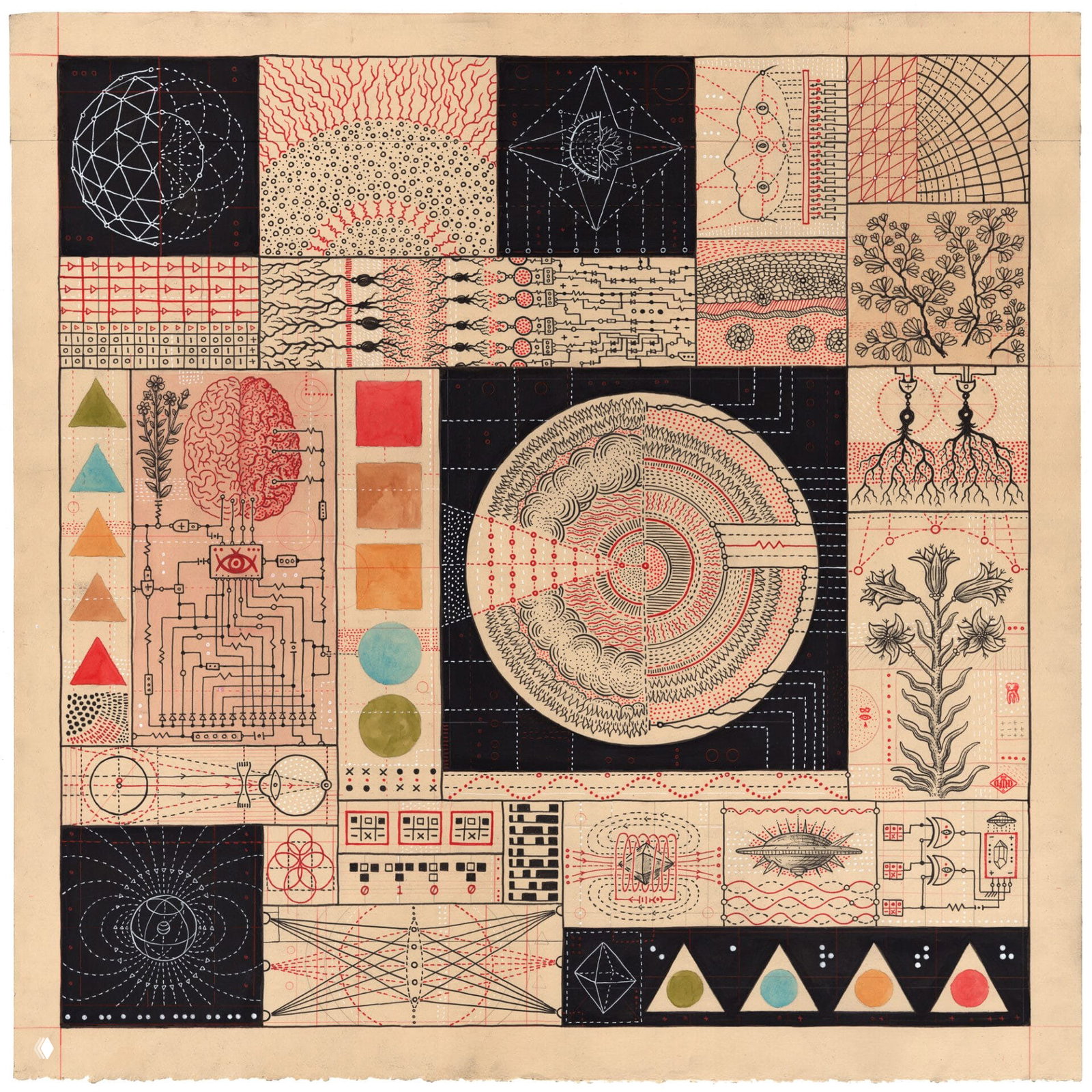 Сакральная геометрия в работах Даниэля Мартина Диаса