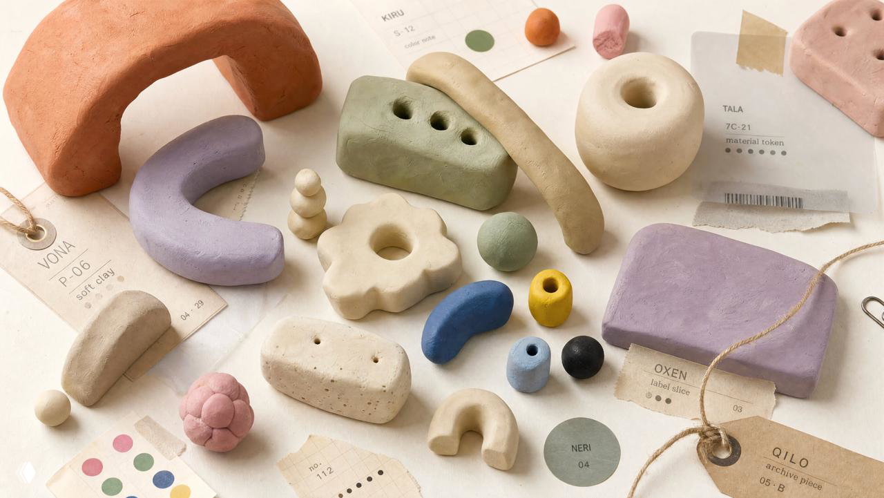 Реалистичные рендеры фигурок из глины Clay Archives