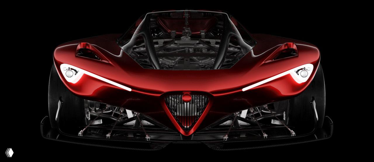 Футуристичный концепт Alfa Romeo — D T M