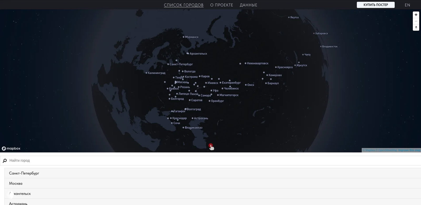 Возраст домов в городах России