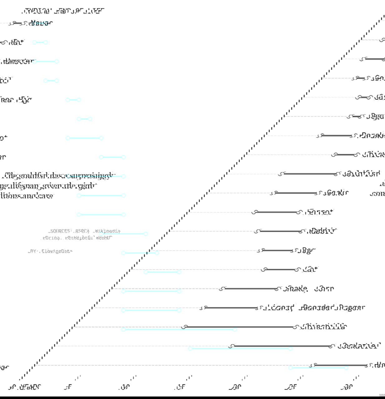 Ожидаемая продолжительность жизни домашних животных