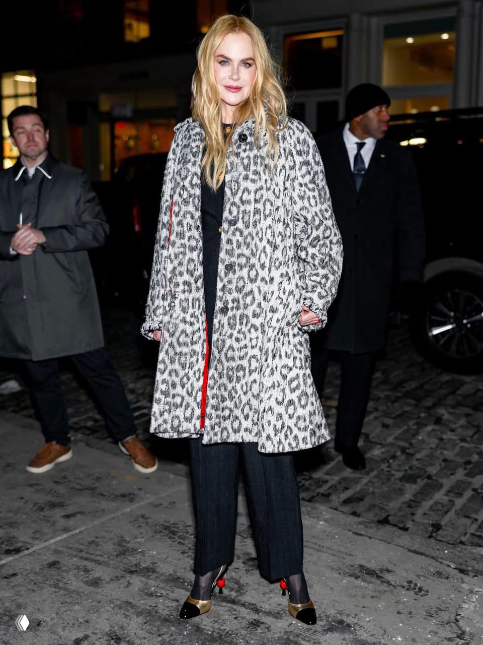 Николь Кидман в трендовом принте